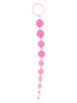PERLINE ANALI GRADUALI FLESSIBILI THAI TOY BEADS ROSA
