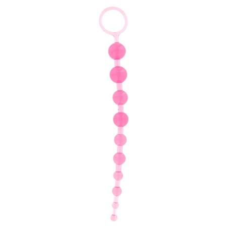PERLINE ANALI GRADUALI FLESSIBILI THAI TOY BEADS ROSA