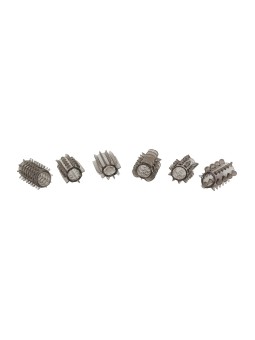 SET 6 GUAINE FALLICHE STIMOLANTI DIFFERENTI NERE